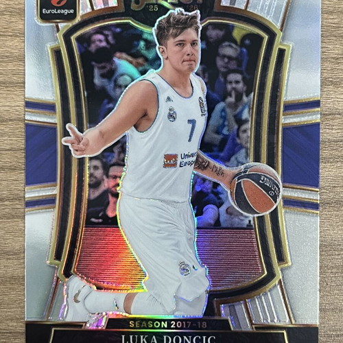 2025-26 Panini Select Euroleague Basketball Luka Doncic Silver Prizm card like new