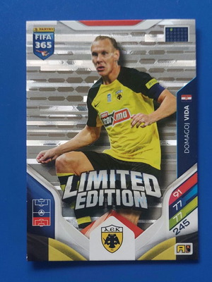 Κάρτα Panini Fifa 365 Adrenalyn XL 2026 Limited Edition Vida, ΑΕΚ καινούργιο