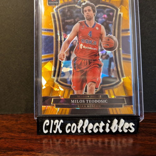 Panini Euroleague Select Milos Teodosic /125 cracked ice card