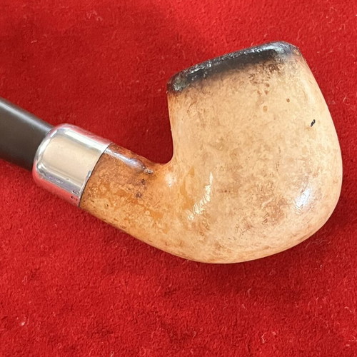 Πίπα καπνού Peterson of Dublin Meerschaum με δαχτυλίδι από ασήμι Sterling .925