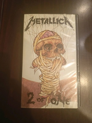 Metallica 2 of One VHS tape like new, metal genre