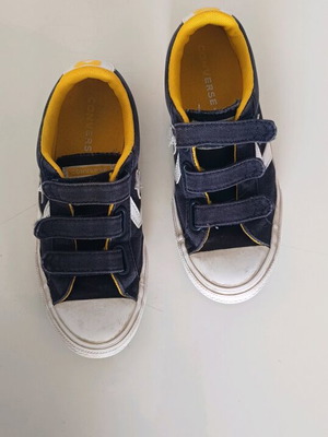 Converse sneakers used, blue, size 34, athletic