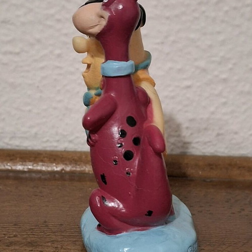 Vintage Flintstones Fred & Dino figures 1993
