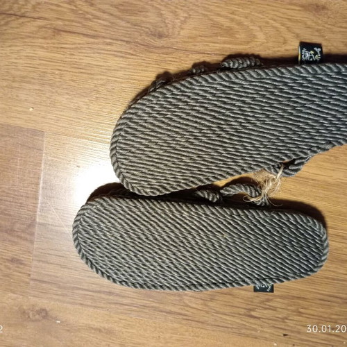 Nomadic State Of Mind slippers new, gray, size 38