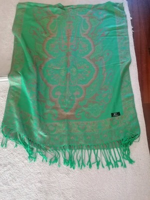 Cashmere basmina new in green peroke color