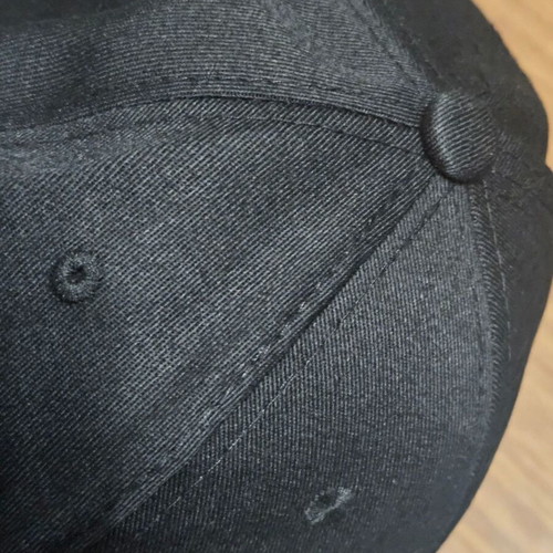 Hat with red cross symbol new, black and red