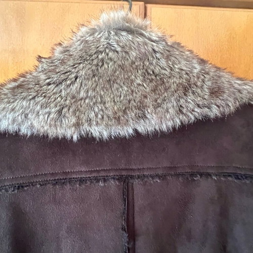 Vintage castor short jacket like new, brown, size medium