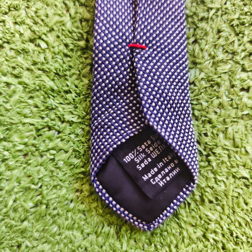 HUGO silk tie with jacquard pattern
