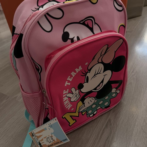 Minnie Mouse children's school backpack, new, pink