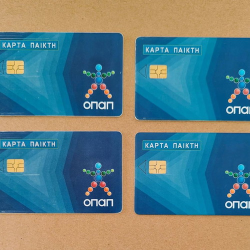 OPAP cards new, pack of 18 closed and open