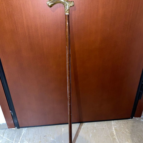 Wooden walking cane vintage