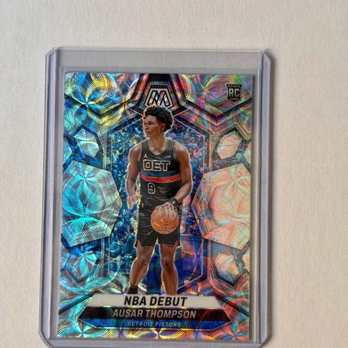 Panini Mosaic NBA Debut International Prizm Ausar Thompson Card 2023-24 new