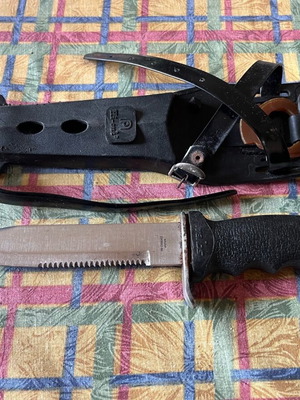 Scuba diving knife Japanese used