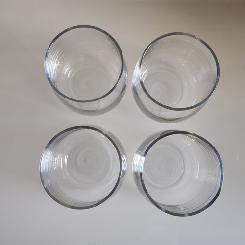 Glass jars set of 4, height 7cm, like new