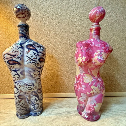 Vintage glass figurines like new