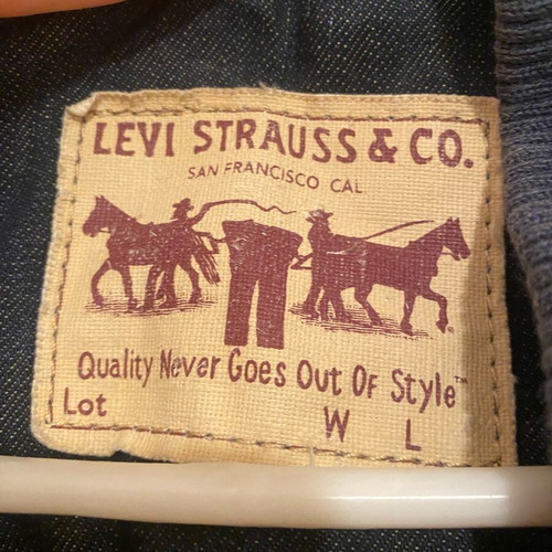Levi's denim jacket used, blue, size M