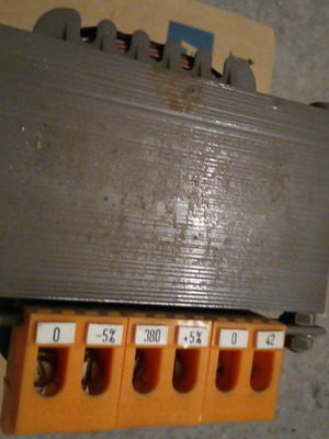 Μετασχηματιστής μεταχειρισμένος 400V / 42VAC 250VA