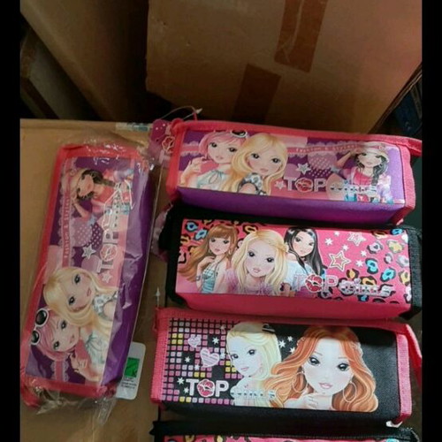 Top Girls pencil cases new, pack of 5 pieces