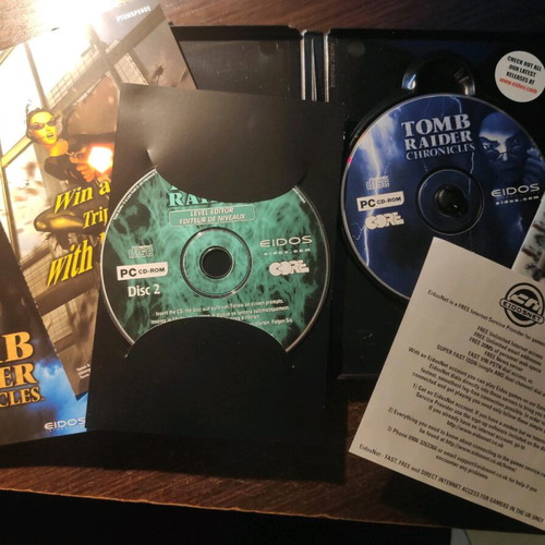 Tomb Raider Chronicles PC CD-ROM used with Level Editor
