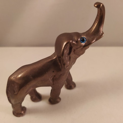 Bronze elephant miniature, vintage