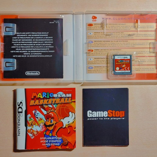 Mario Slam Basketball Nintendo DS used, sports game
