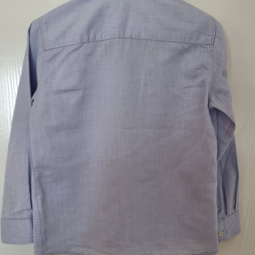 Zara Boys long-sleeve shirt turquoise size 4-5 years 110 cm like new