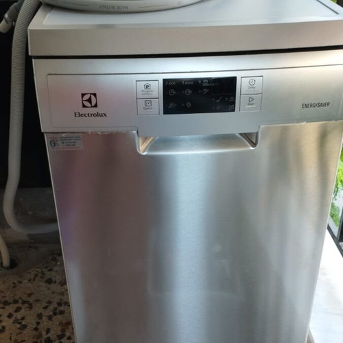 Electrolux freestanding dishwasher ESS43210SX, inox, 44.6x85 cm