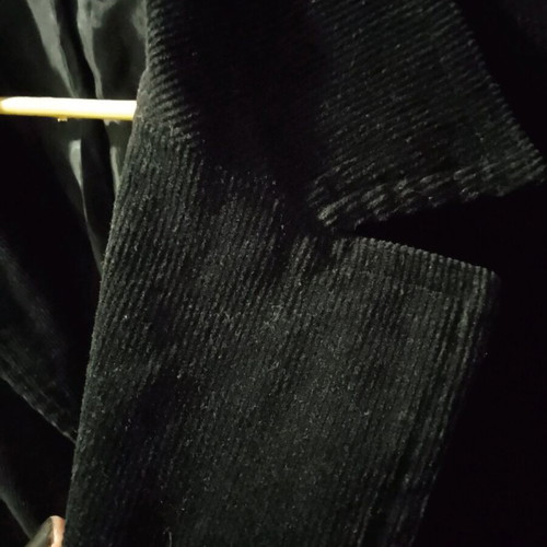 Corduroy women's jacket like new, size L, black
