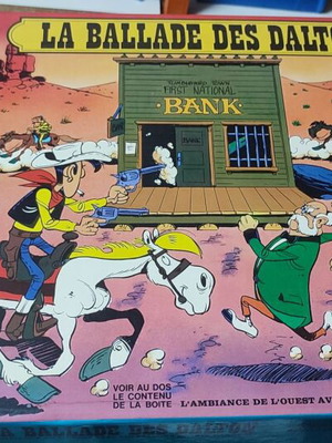 Lucky Luke La Ballade des Dalton board game vintage, near mint