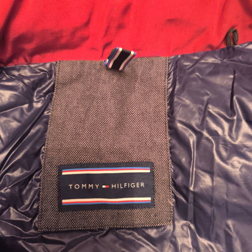 Ανδρικό μπουφάν Tommy Hilfiger μεταχειρισμένο, κόκκινο, μέγεθος XL