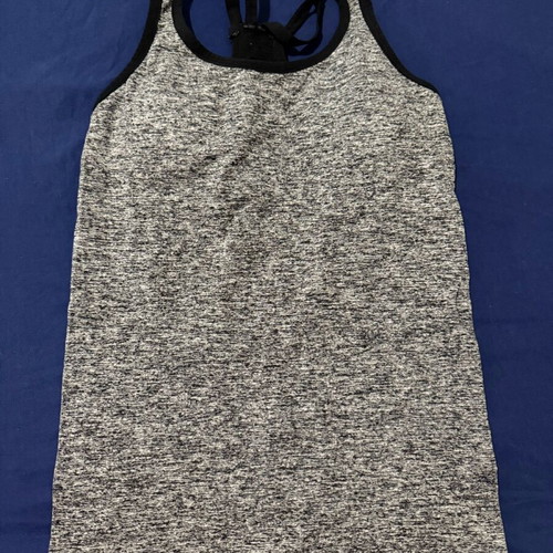 Sports top with reinforcement like new, size S, gray