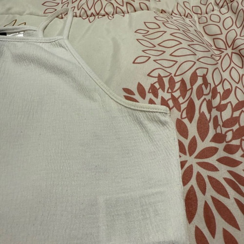 Crop top H&M used, size small, white