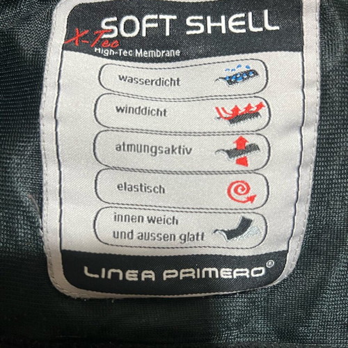 Soft Shell Jacket size M used, black