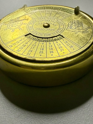 Συλλεκτικό Press Παπιέ Ναυτικό Ημερολόγιο 50 ετών 2000–2049 καινούργιο