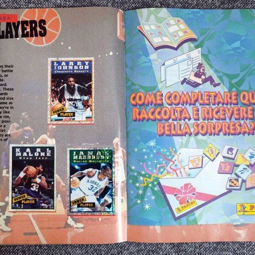 Panini NBA Basketball 1995-1996 album like new
