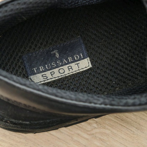 Trussardi Sport men's leather shoes like new, size 43, black