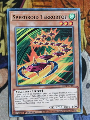 Speedroid Terrortop Yu-Gi-Oh! ефектна карта