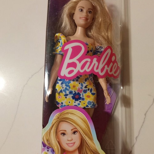 Barbie Fashionistas Doll #208 with Down Syndrome used, missing necklace