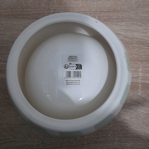 Clay bowl for dog or cat 15 cm like new