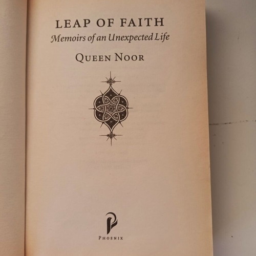 A Leap of Faith Memoirs book by Noor of Jordan