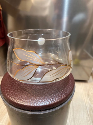 Vintage Bohemia Crystal bowl from Czechoslovakia like new