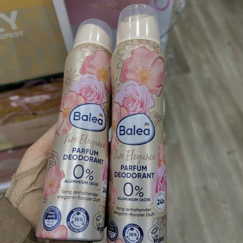 Balea Pure Elegance Deodorant Spray Set of 2, brand new 150ml