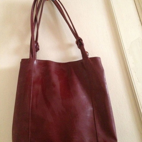 Vintage Delany shoulder bag used, red