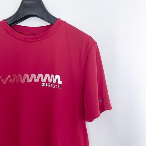 Reebok Zigtech 2011 sport T-shirt used, medium size, red