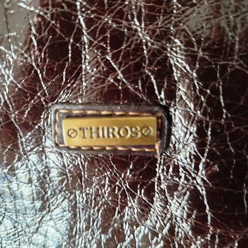 Thiros handbag used, large capacity, brown