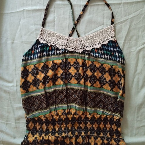 Maci Boho maxi dress Lipsy London used, colorful geometric pattern