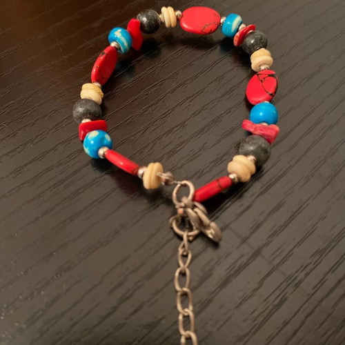Handmade bracelet from semi-precious stones like new