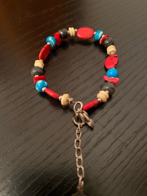 Handmade bracelet from semi-precious stones like new