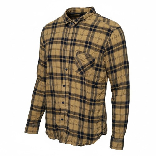 Checked shirt Pull & Bear used, XXL, multicolor with fabric heart detail