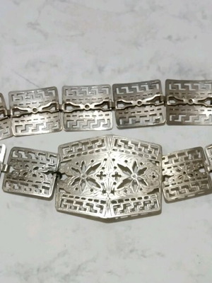 Silver plated Boho-Ethnic style vintage belt like new